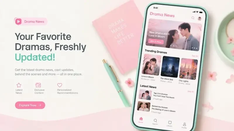 AI美好短剧资讯配图：AI美好短剧 APP 全新改版：更快找到想看的甜剧