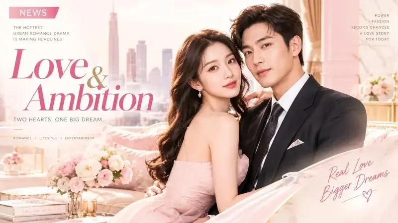 AI美好短剧资讯配图：《闪婚老公是首富》热度破 2000 万，先婚后爱为何屡屡出圈