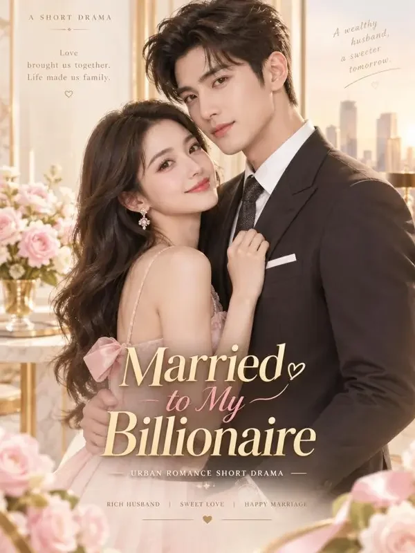 AI美好短剧《闪婚老公是首富》高清封面